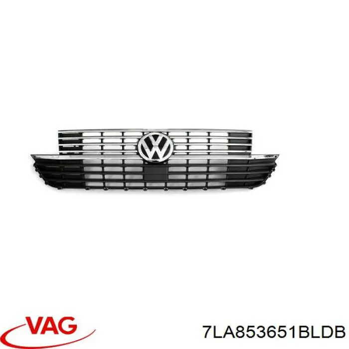 Купити 7LA853651BLDB VAG Захисна решітка радіатора