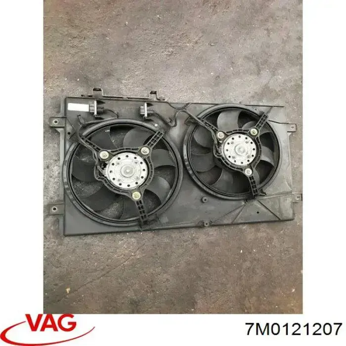Дифузор (кожух) радіатора охолодження VAG 7M0121207 ціна, від 19.00 USD