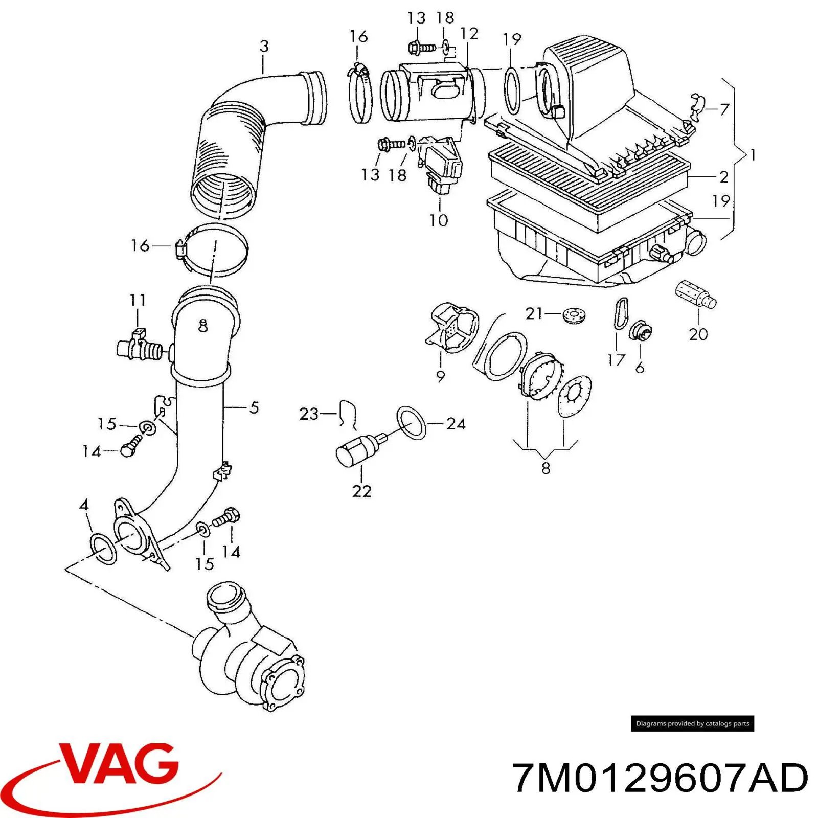 7M0129607AD VAG 