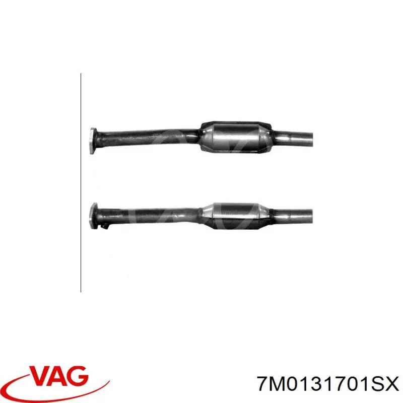 Купити 7M0131701SX VAG Перетворювач відпрацьованих газів