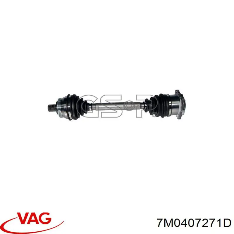 Купити 7M0407271D VAG Ліва піввісь