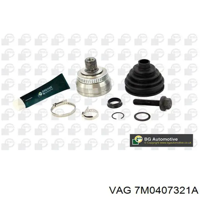 ШРУС зовнішній передній 7M0407321A VAG