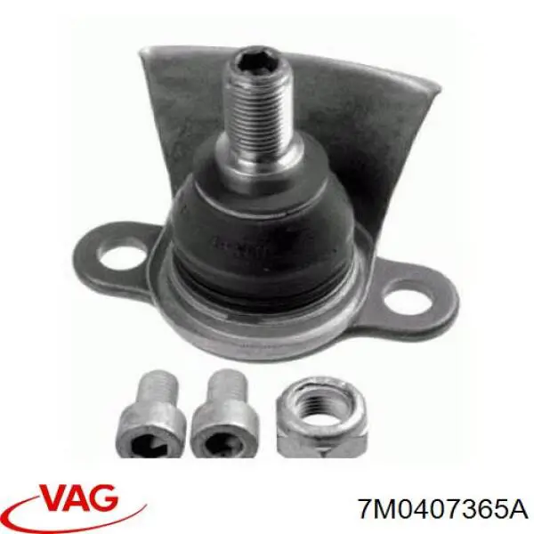 Кульова опора, нижня VAG 7M0407365A ціна, від 9.09 USD