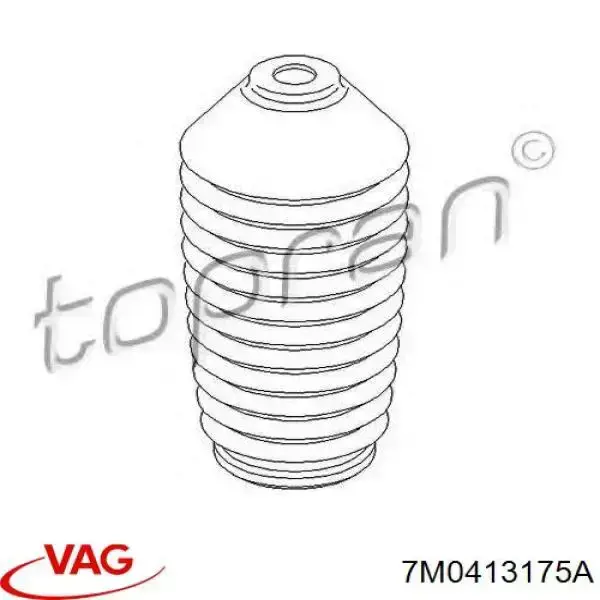 Чохол амортизатора переднього Ford 7293792
