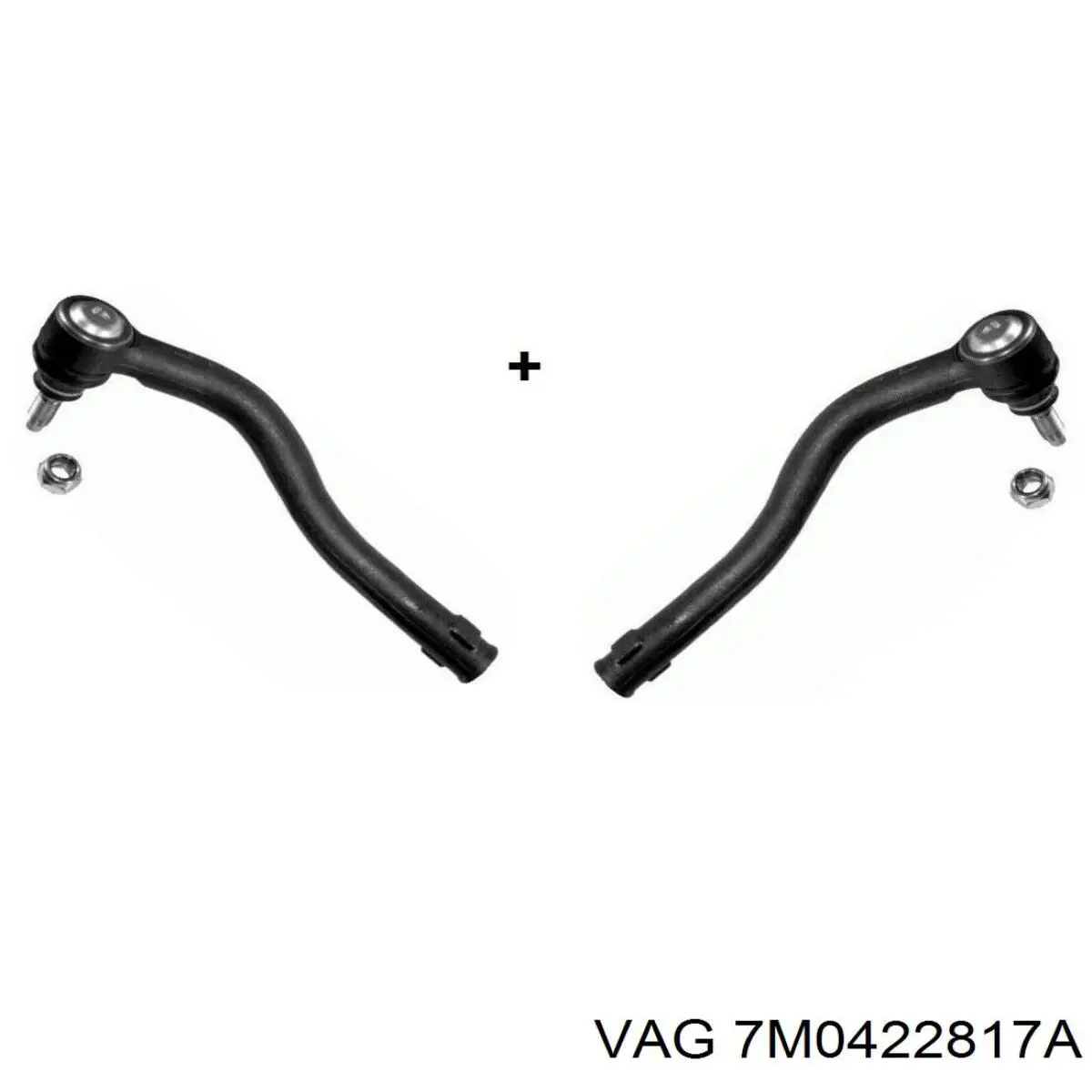 Купити 7M0422817A VAG Рульовий наконечник