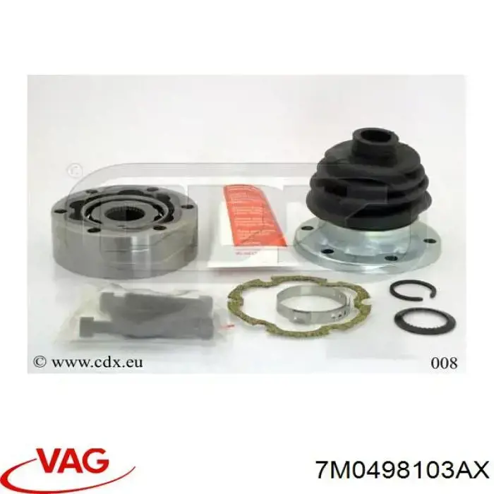 ШРКШ внутрішній, передній VAG 7M0498103AX ціна, від 34.17 USD