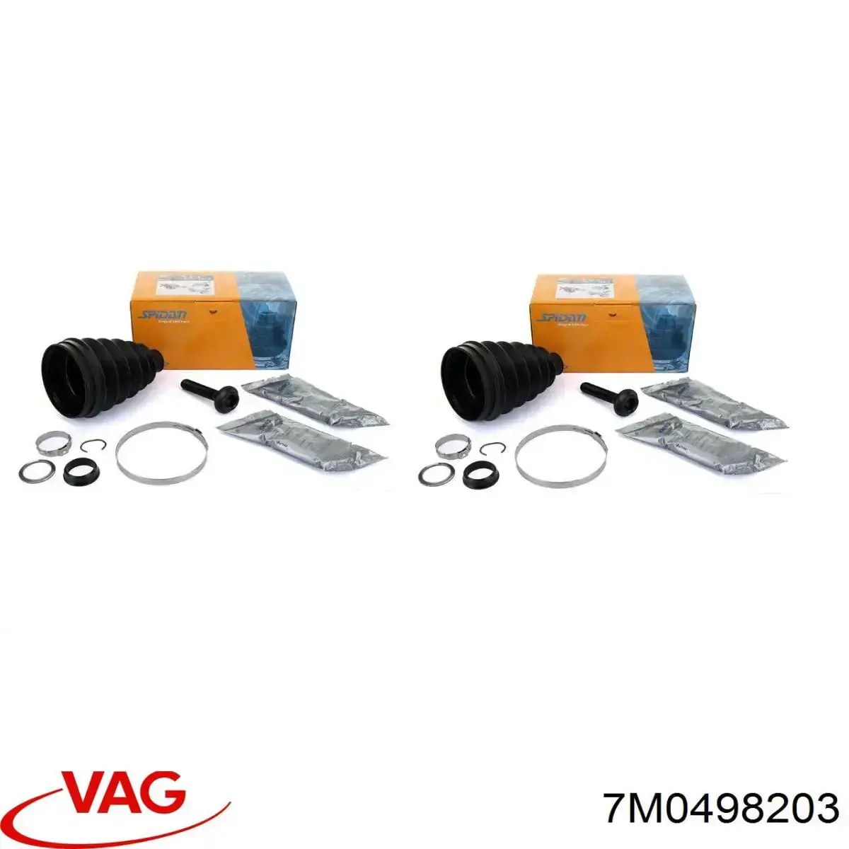 Пильник ШРУСа зовнішній 7M0498203 VAG