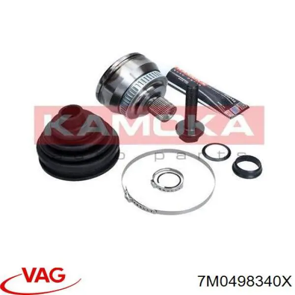 Купити 7M0498340X VAG Шарнір приводу зовнішній