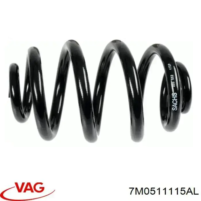 Пружина задня VAG 7M0511115AL ціна, від 37.66 USD