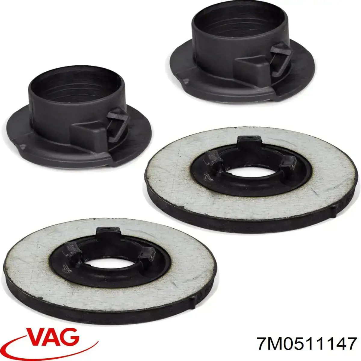 7M0511147 VAG Проставка (гумове кільце) пружини задньої, верхня