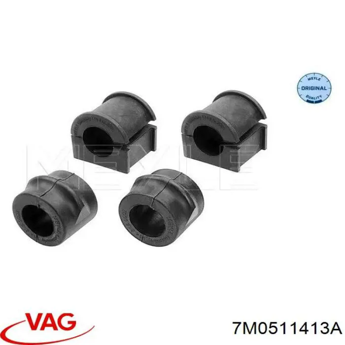 Втулка стабілізатора заднього VAG 7M0511413A ціна, від 2.37 USD