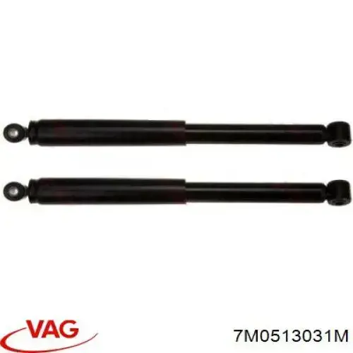 Амортизатор задній 7M3513031A VAG