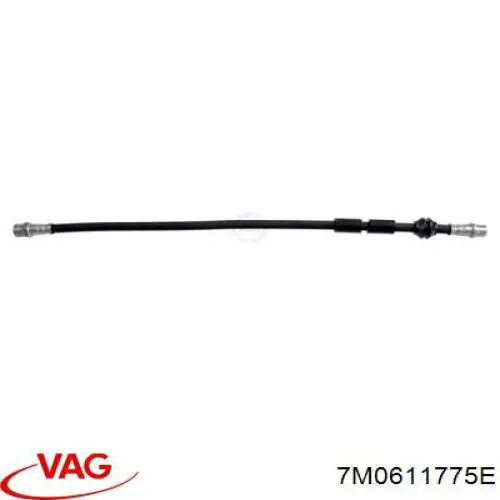 Купити 7M0611775E VAG Шланг гальмівний задній