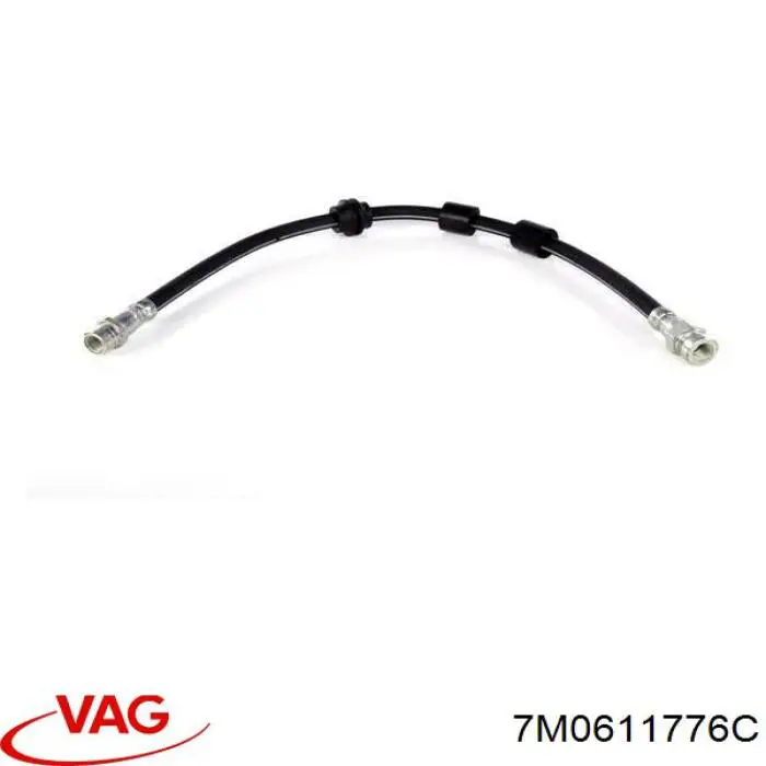 Шланг гальмівний задній 7M0611776C VAG