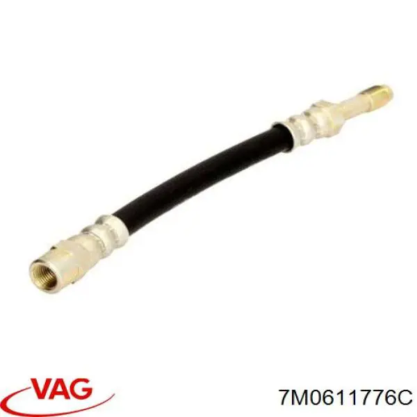 Купити 7M0611776C VAG Шланг гальмівний задній