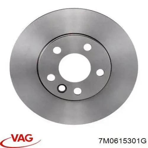 Диск переднього гальма VAG 7M0615301G ціна, від 44.47 USD