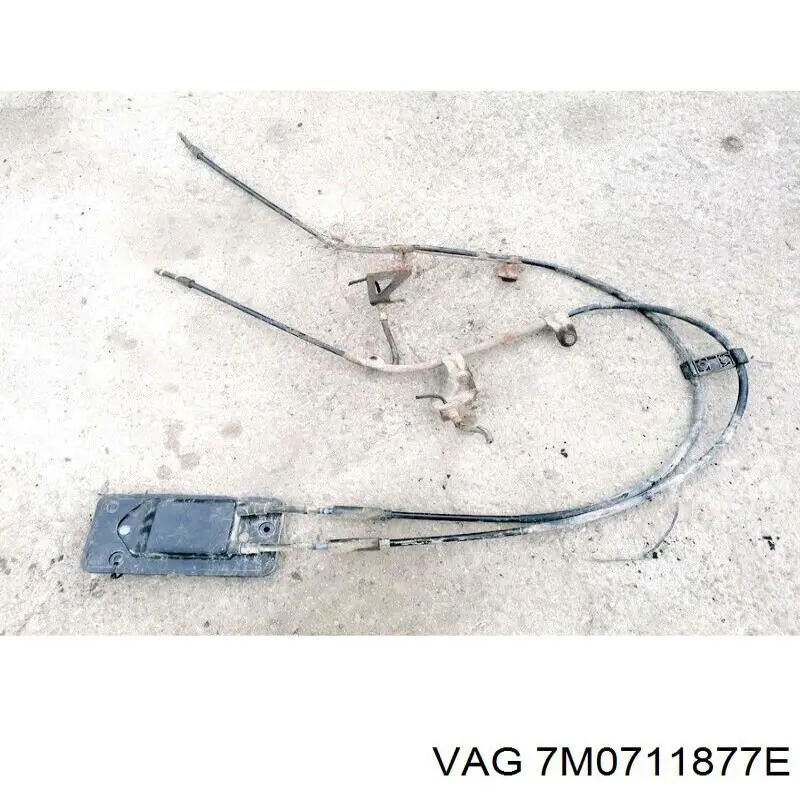 Трос КПП VAG 7M0711877E