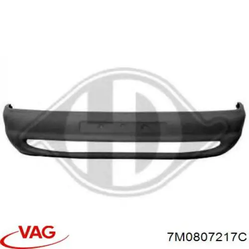 Купити 7M0807217C VAG Буфер (бампер) передній