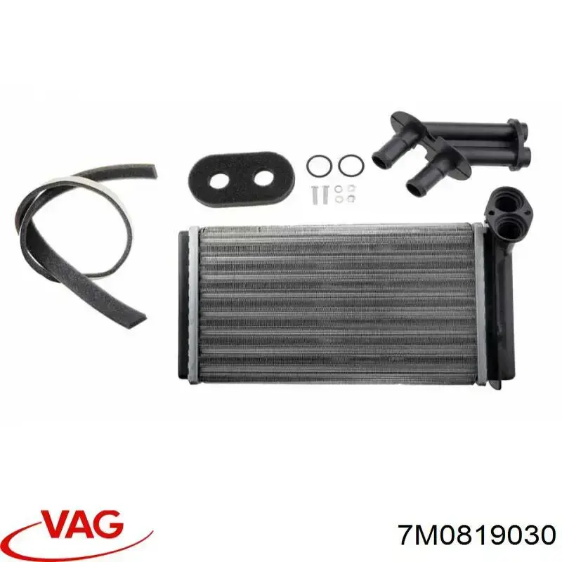 Радіатор пічки 7M0819030 VAG