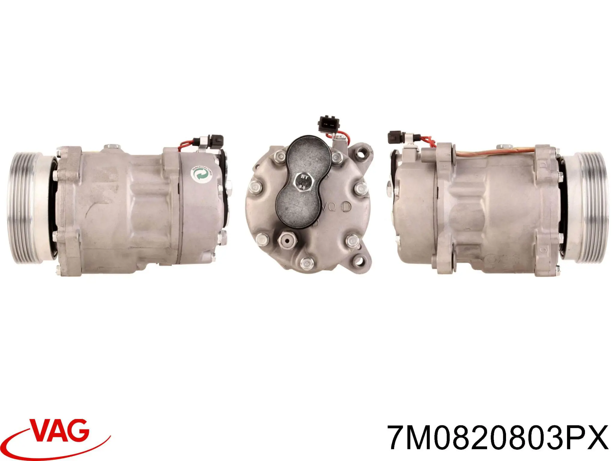 Компресор системи кондиціювання VAG 7M0820803PX ціна, від 192.52 USD
