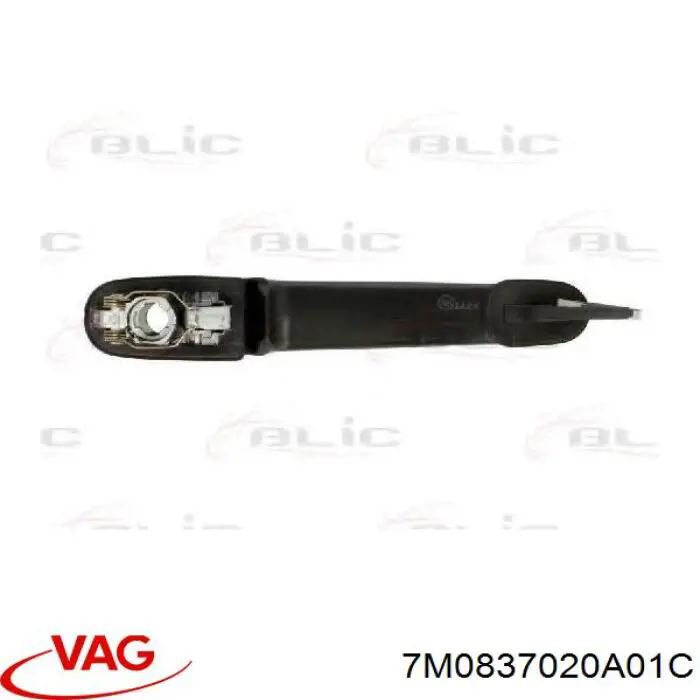 Ручка задніх дверей зовнішня VAG 7M0837020A ціна, від 8.47 USD
