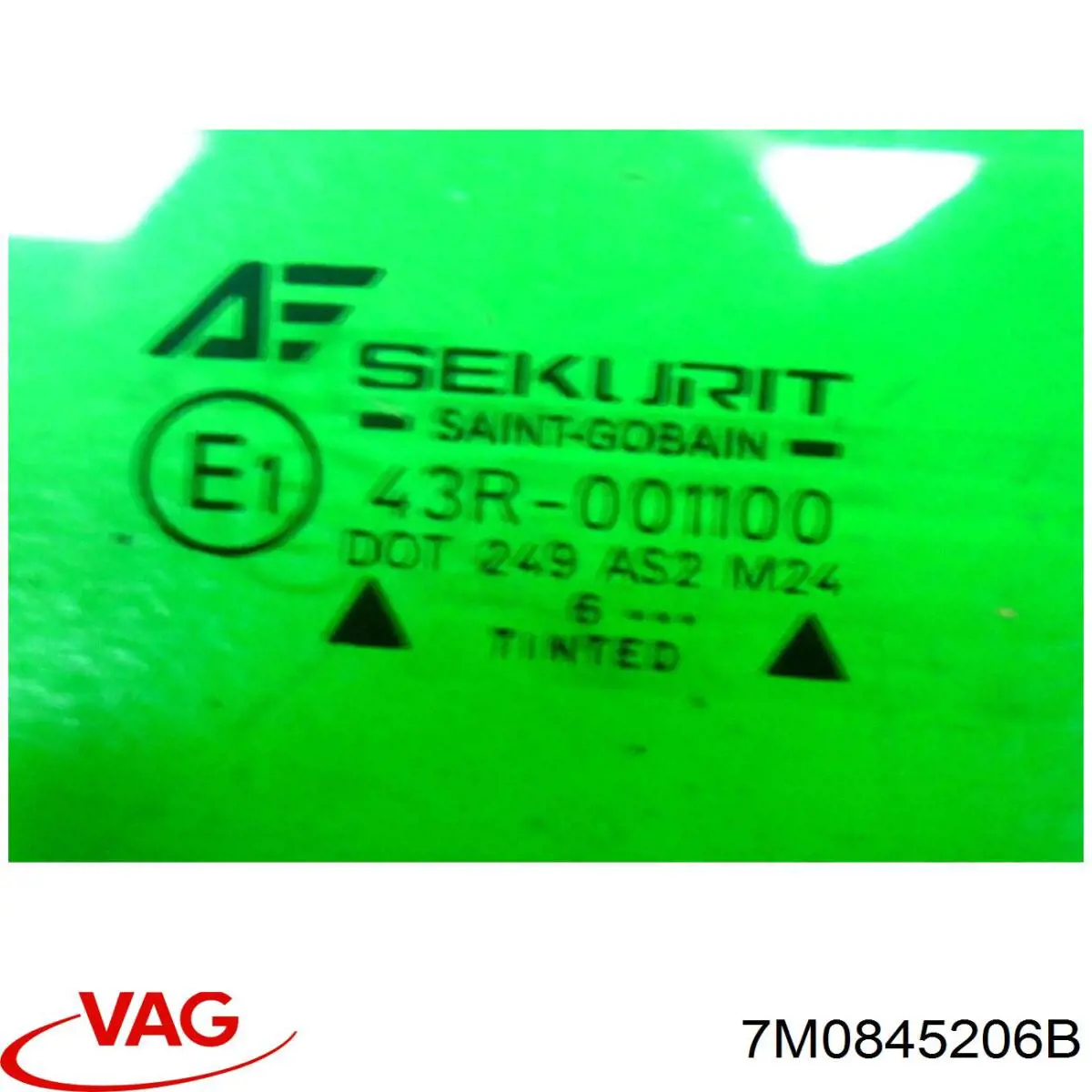 Скло заднє праве VAG 7M0845206B ціна, від 12.73 USD