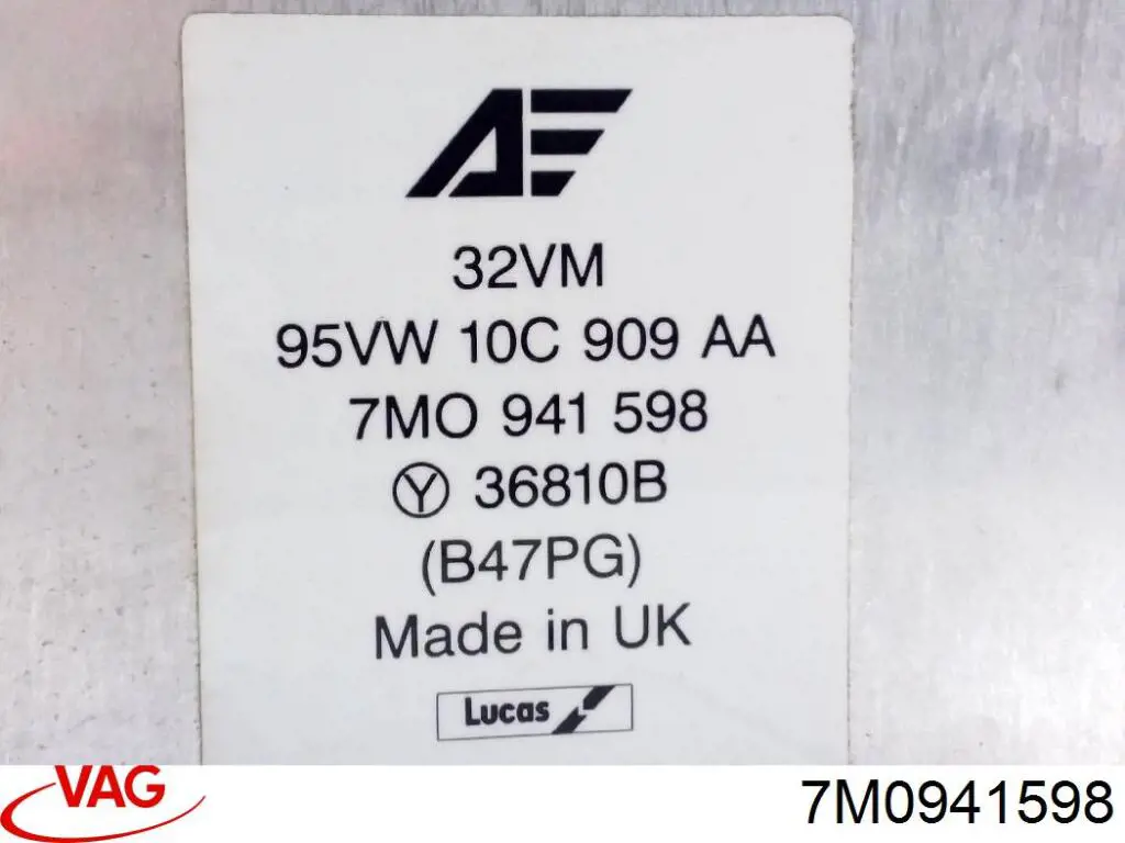  VAG 7M0941598 ціна, від 13.81 USD