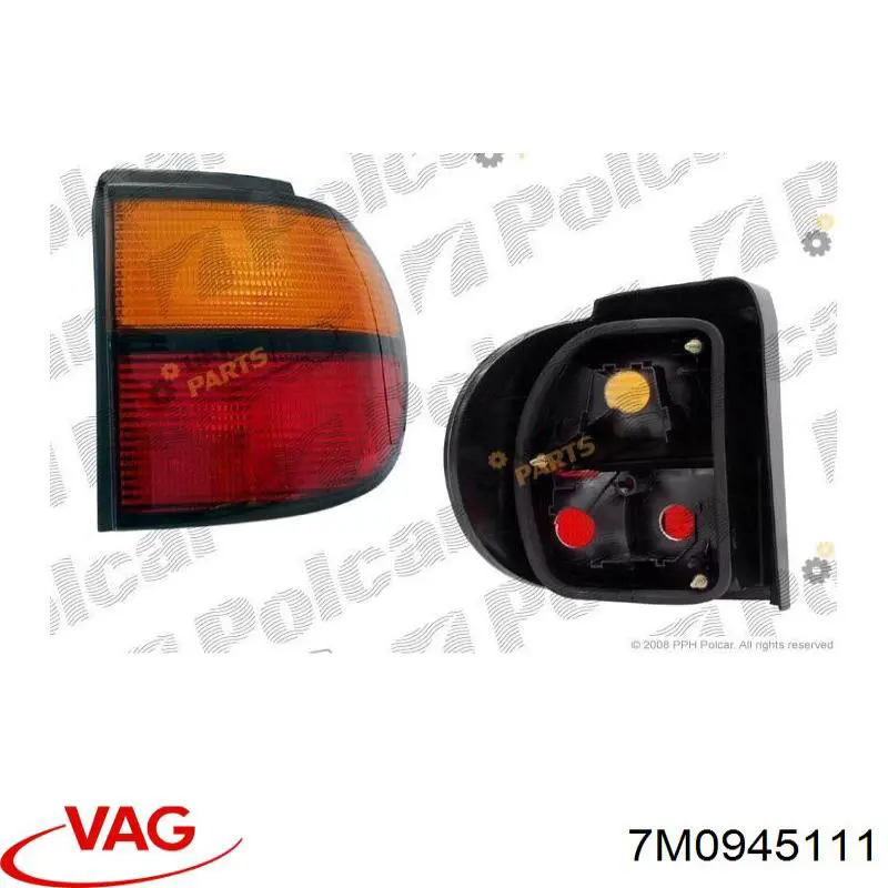 Купити 7M0945111 VAG Ліхтар задній