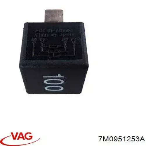 Купити 7M0951253A VAG Реле вентилятора