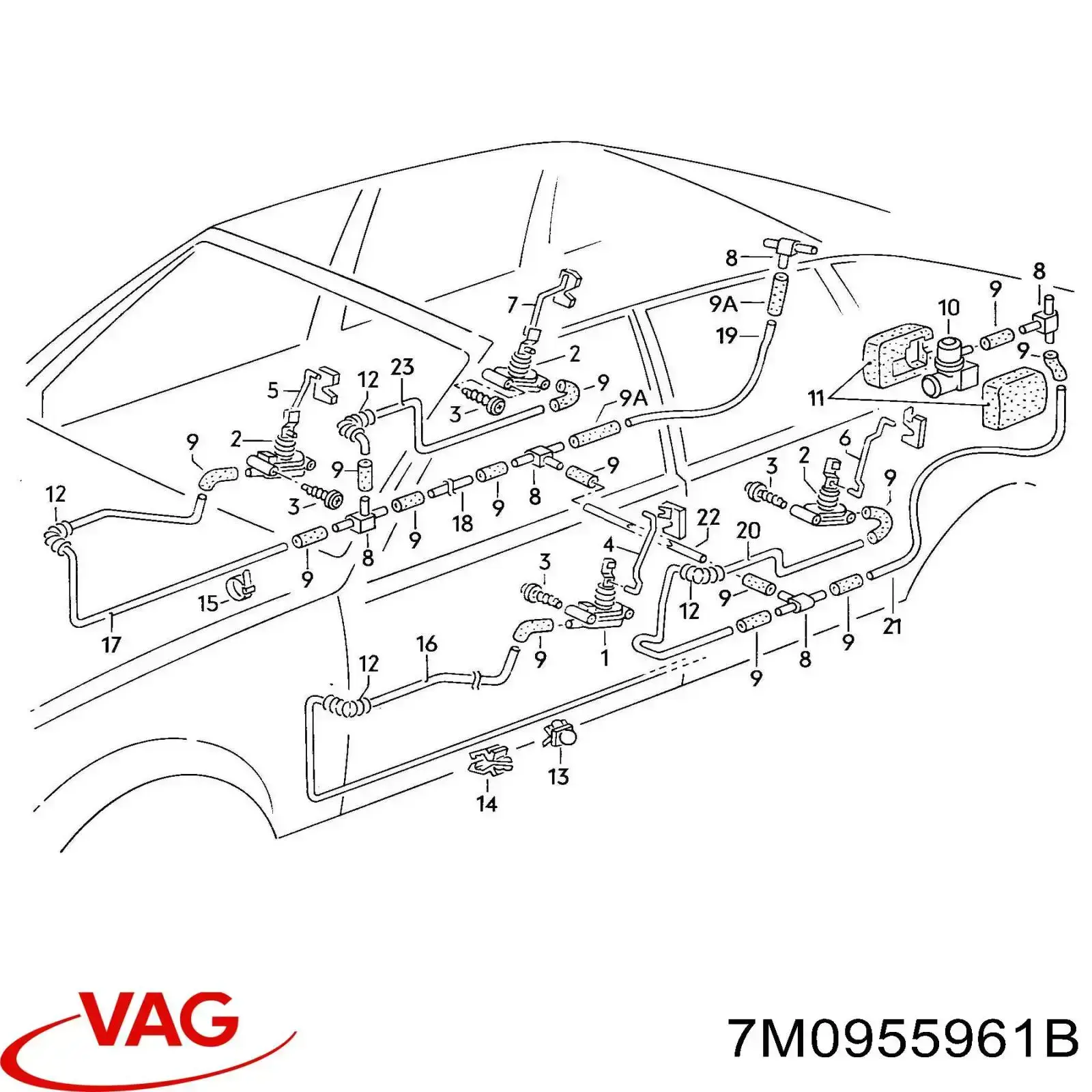 Купити 7M0955961B VAG 