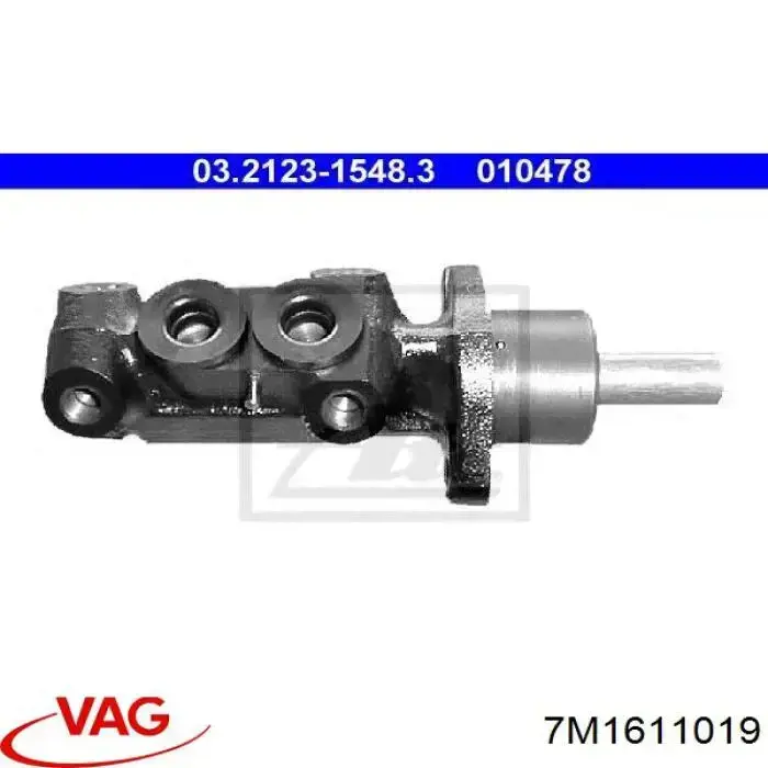 Циліндр головний гальма (Гідротормоз) VAG 7M1611019 ціна, від 44.97 USD