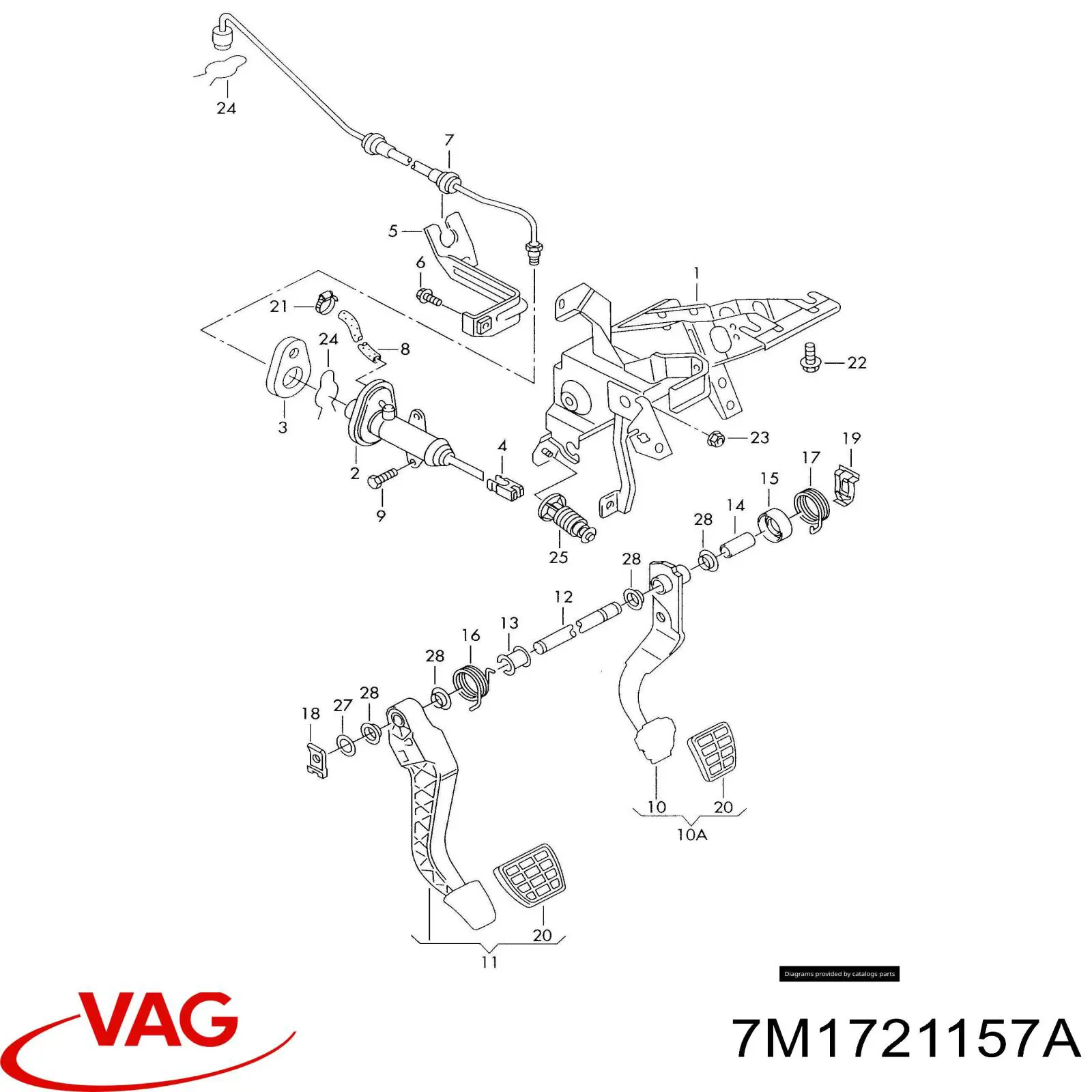  7M1721157A VAG