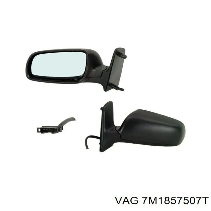 Ліве бічне дзеркало VAG 7M1857507T ціна, від 46.59 USD