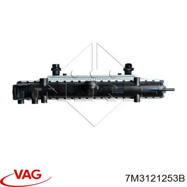 Купити 7M3121253B VAG Радіатор двигуна