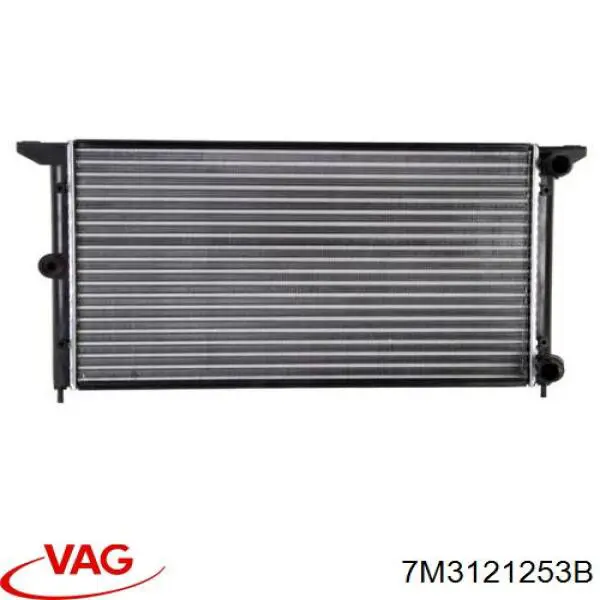 7M3121253B VAG Радіатор охолодження двигуна