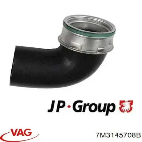 Патрубок повітряний, дросельної заслінки VAG 7M3145708B ціна, від 12.67 USD