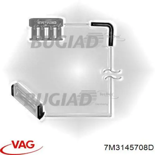 Купити 7M3145708D VAG Патрубок повітряний, дросельної заслінки