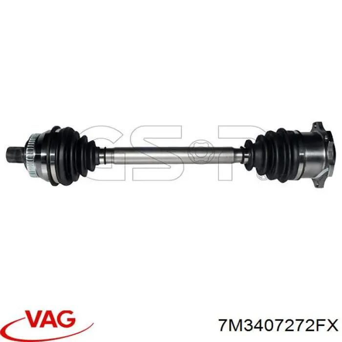 Купити 7M3407272FX VAG Піввісь права