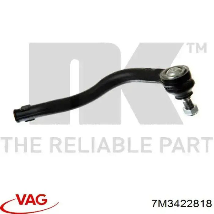 Наконечник рульовий VAG 7M3422818 ціна, від 16.63 USD