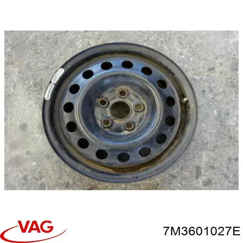 Диски колісні (штамповані) VAG 7M3601027E ціна, від 38.00 USD