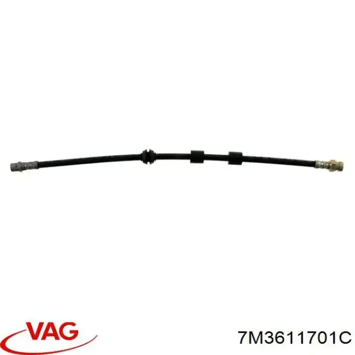 Шланг гальмівний передній VAG 7M3611701C