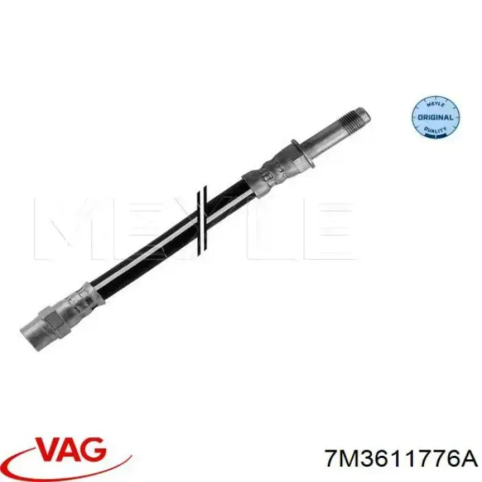 Купити 7M3611776A VAG Шланг гальмівний задній
