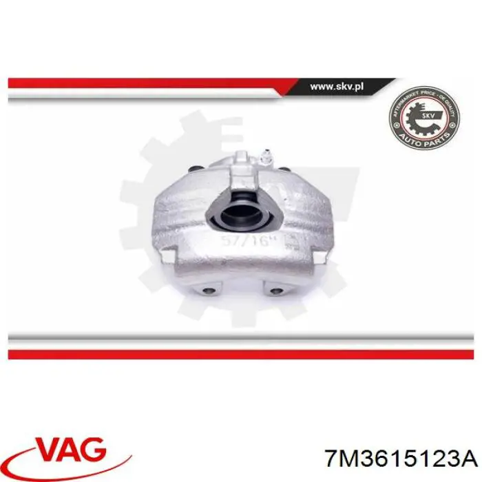 Супорт тормзной VAG 7M3615123A