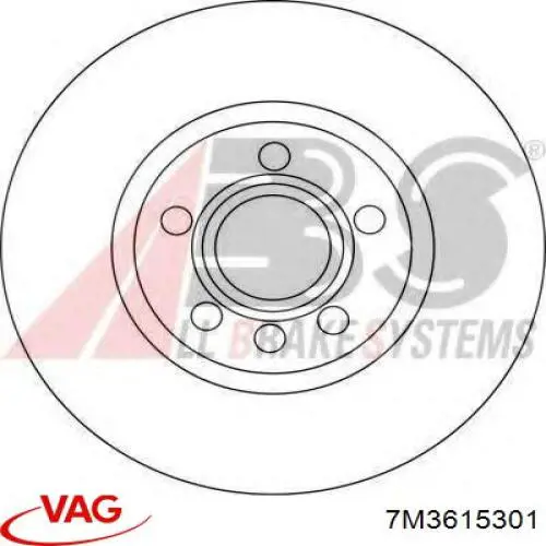 Купити 7M3615301 VAG Ротор гальмівний