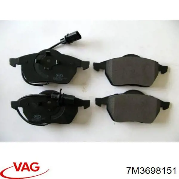 Купити 7M3698151 VAG Колодки гальмівні передні, дискові