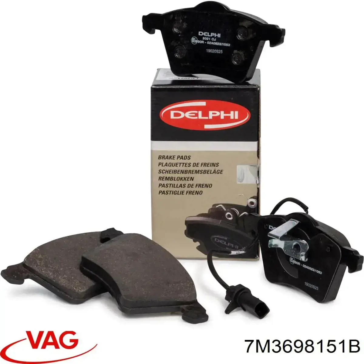 Тормозні колодки VAG 7M3698151B