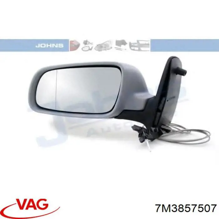 Ліве бічне дзеркало VAG 7M3857507 ціна, від 14.93 USD