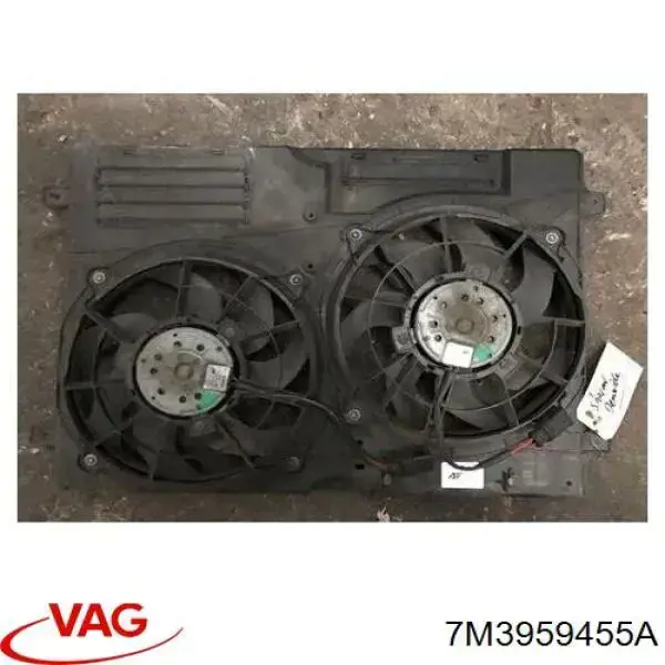 Купити 7M3959455A VAG Електровентилятор охолодження в зборі (двигун + крильчатка)