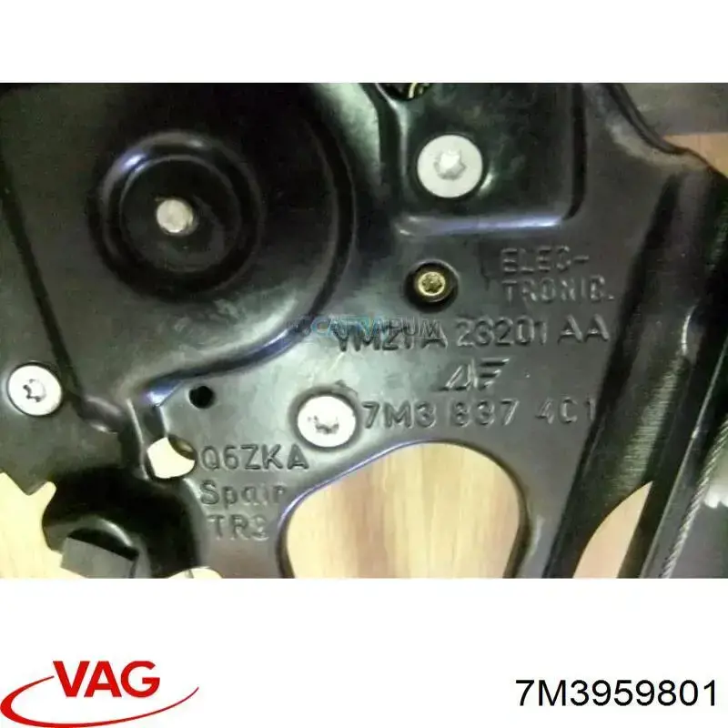 Купити 7M3959801 VAG Двигун склопідіймача двері передньої, лівої