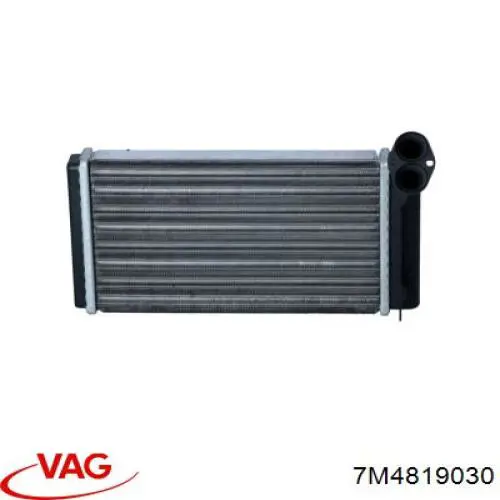 7M4819030 VAG Радіатор опалювача салону
